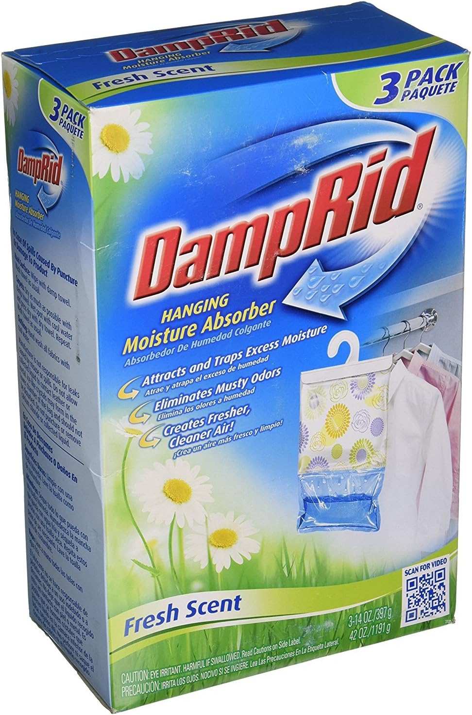 DampRid hanging moisture absorber multipack — Amazon pack shot
